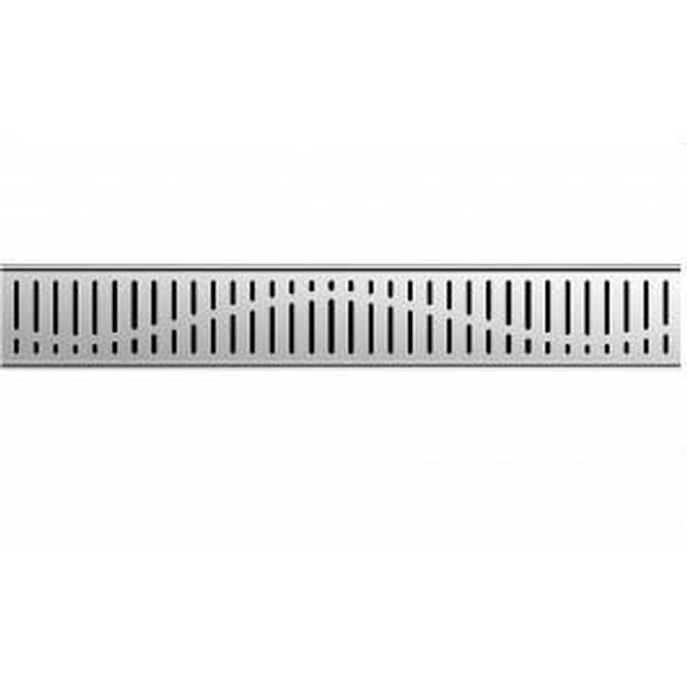ACO ShowerDrain Wave Brushed Stainless 700 mm