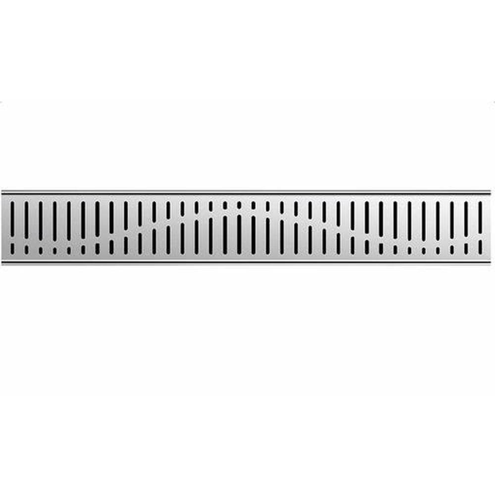 ACO ShowerDrain Wave Brushed Stainless 800 mm