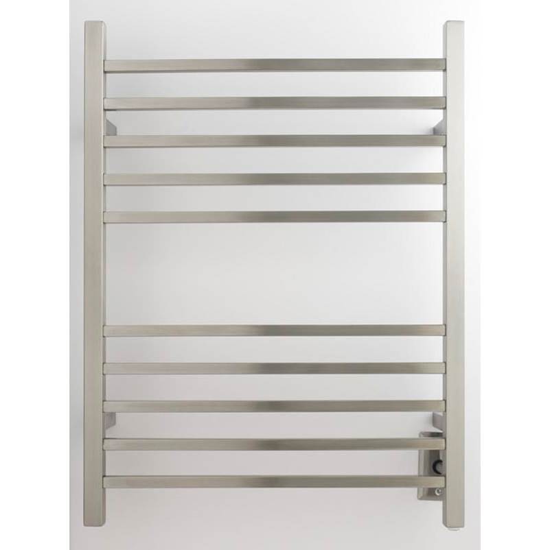 Amba Products Canada Radiant Square Hardwired 10 Bar Towel Warmer in Brushed
