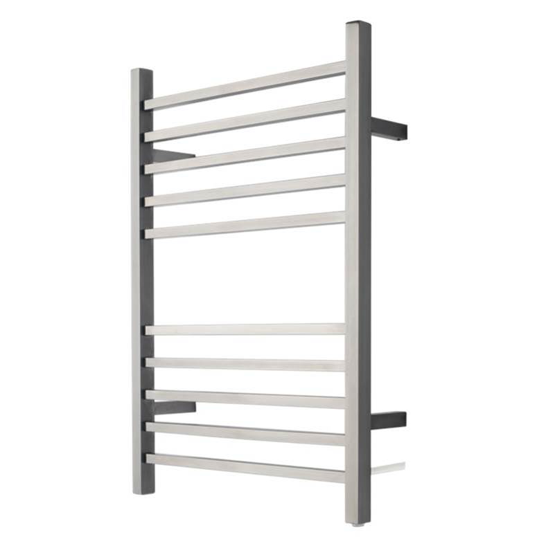 Amba Products Canada Radiant Square Plug-In 10 Bar Towel Warmer in Brushed