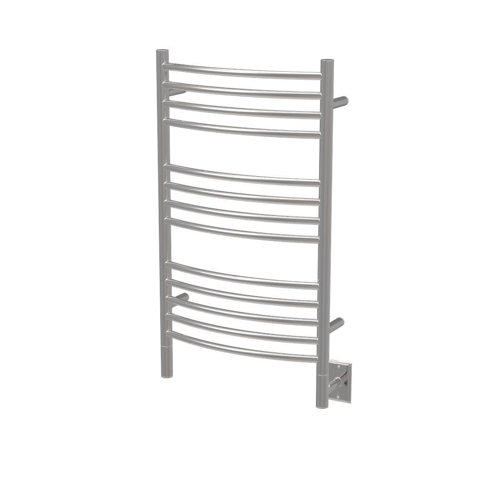 Amba Products Canada Jeeves Model C Curved 13 Bar Hardwired Towel Warmer in Polished