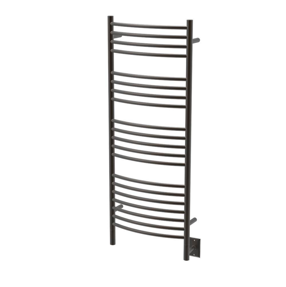 Amba Products Canada Jeeves Model D Curved 20 Bar Hardwired Towel Warmer in Oil Rubbed Bronze
