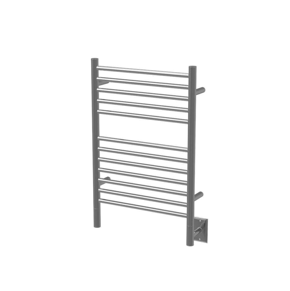 Amba Products Canada Jeeves Model E Straight 12 Bar Hardwired Towel Warmer in Brushed
