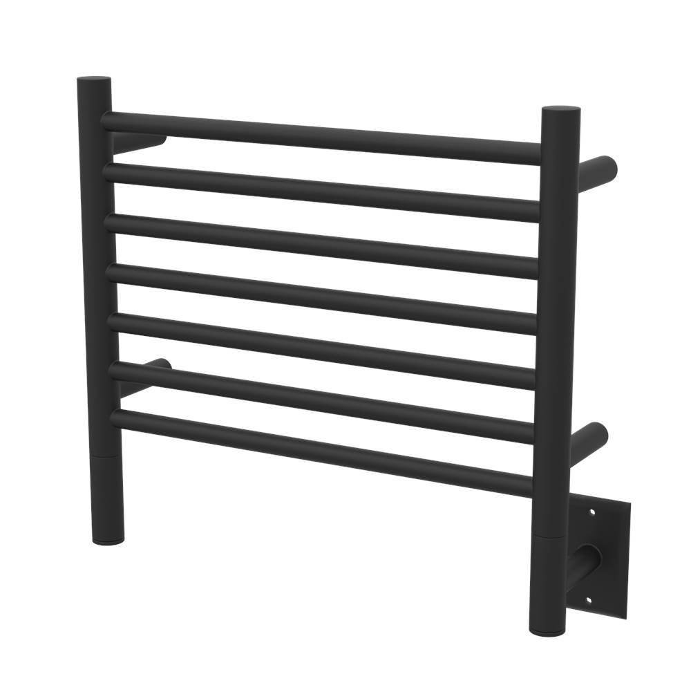 Amba Products Canada Jeeves Model H Straight 7 Bar Hardwired Towel Warmer in Matte Black