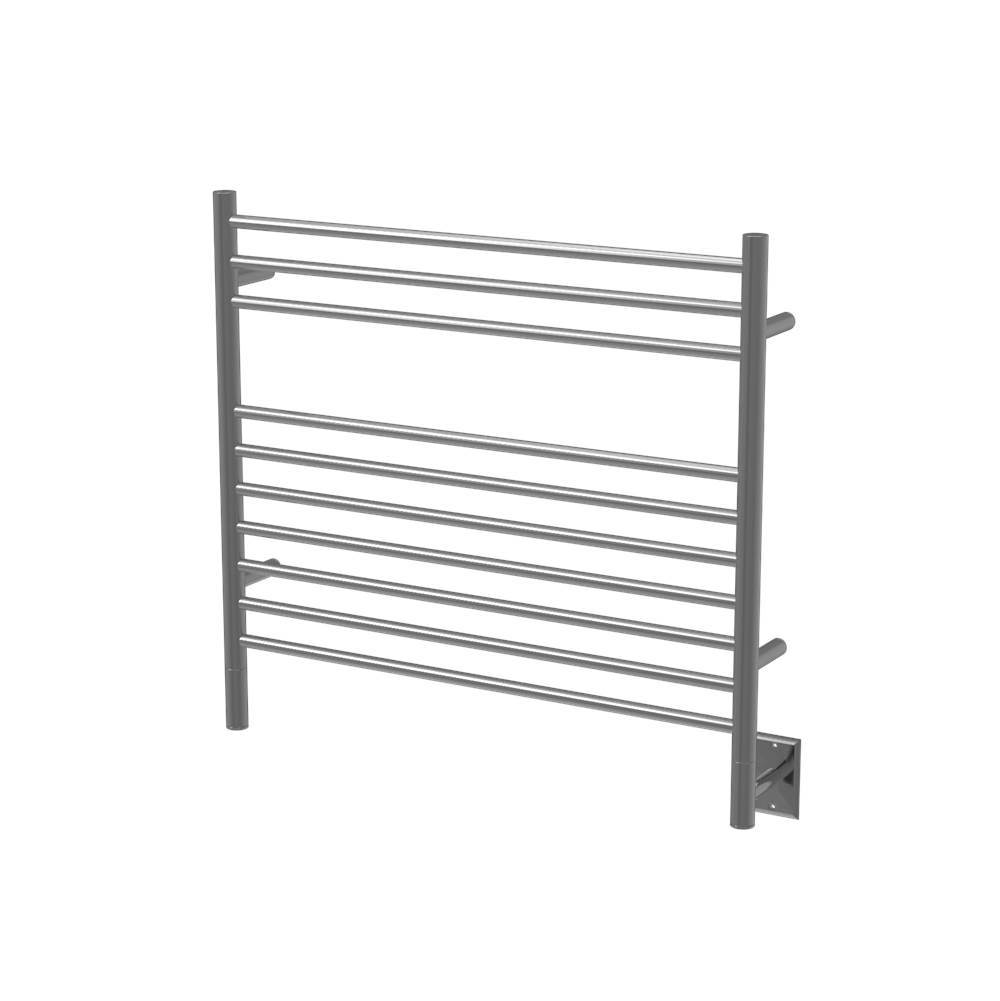 Amba Products Canada Jeeves Model K Straight 10 Bar Hardwired Towel Warmer in Brushed
