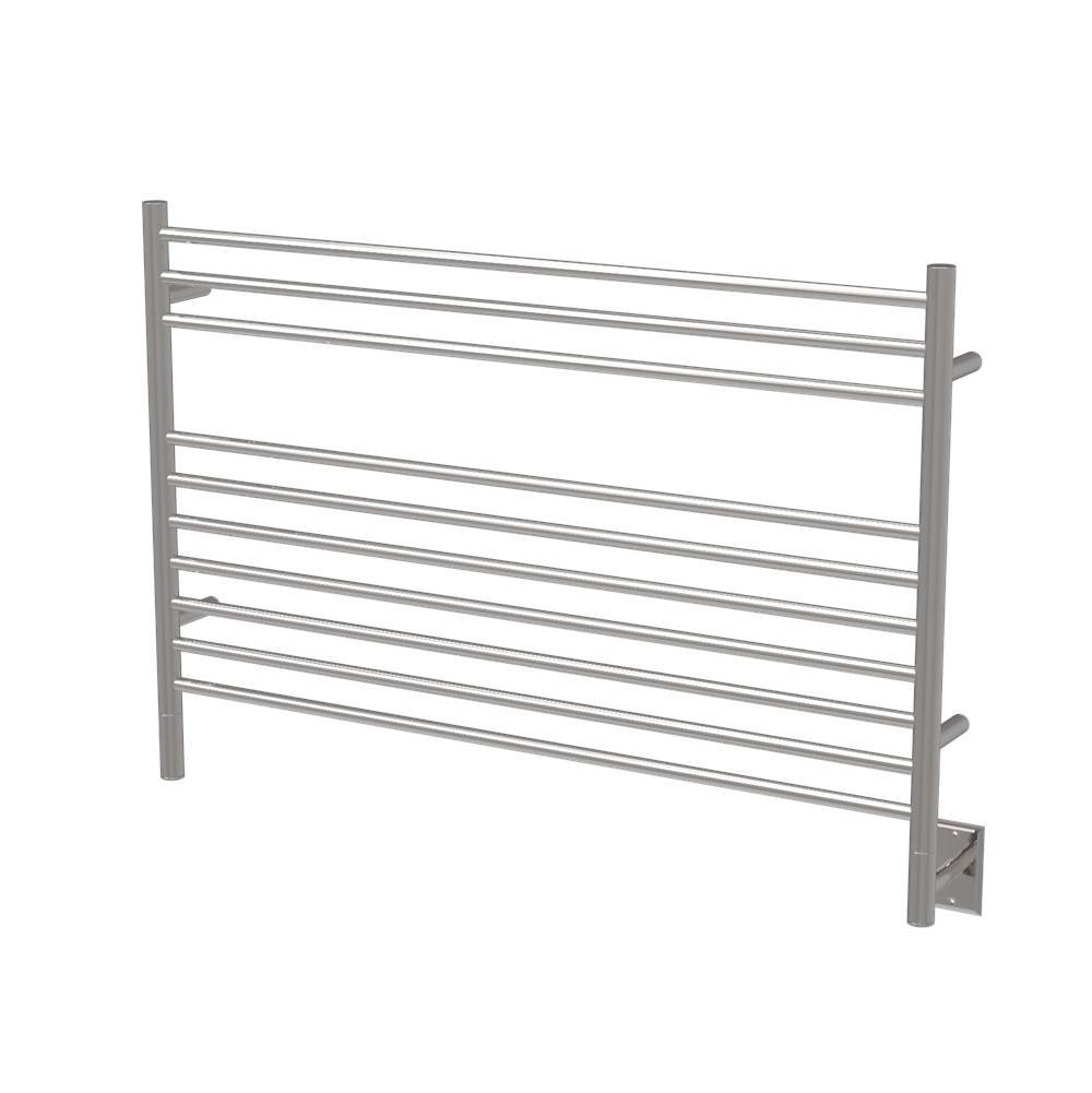 Amba Products Canada Jeeves Model L Straight 10 Bar Hardwired Towel Warmer in Polished