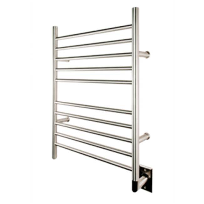 Amba Products Canada Radiant Hardwired Straight 10 Bar Towel Warmer in Polished