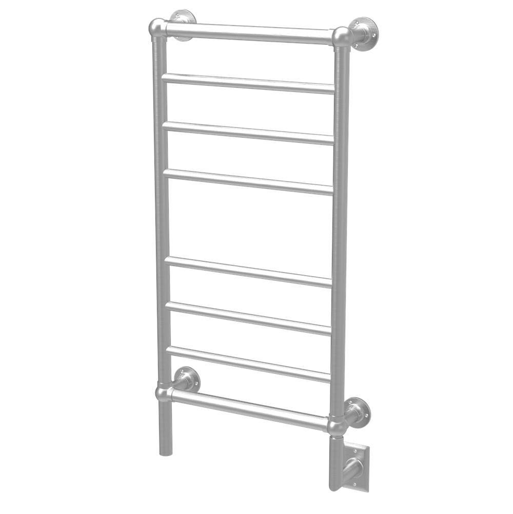 Amba Products Canada Traditional Model T-2040 8 Bar Hardwired Towel Warmer in Brushed Nickel