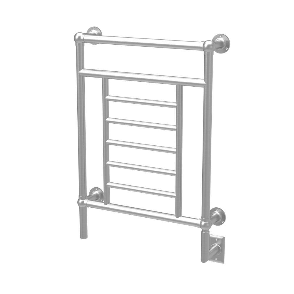 Amba Products Canada Traditional Model T-2536 8 Bar Hardwired Towel Warmer in Brushed Nickel