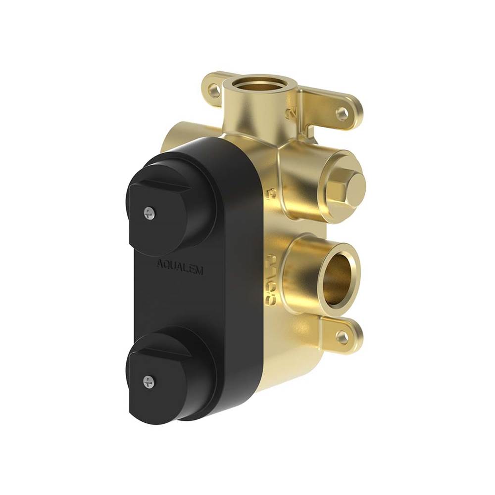 Aqualem 3/4'' 2-Way Thermostatic Rough-In Valve (Shared Port)