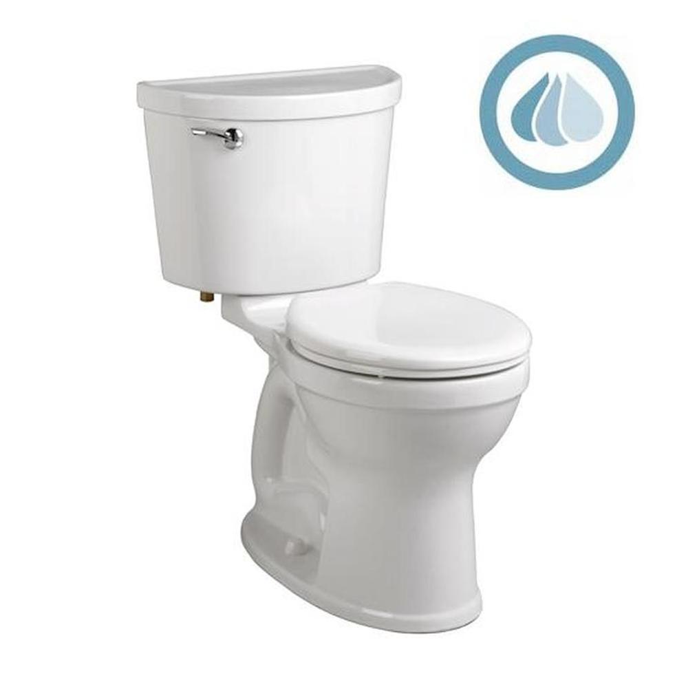 American Standard Canada Champion® PRO Two-Piece 1.28 gpf/4.8 Lpf Chair Height Round Front Toilet Less Seat