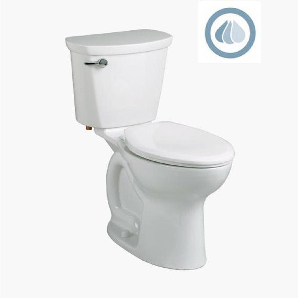 American Standard Canada Cadet® PRO Two-Piece 1.28 gpf/4.8 Lpf Chair Height Elongated Toilet Less Seat