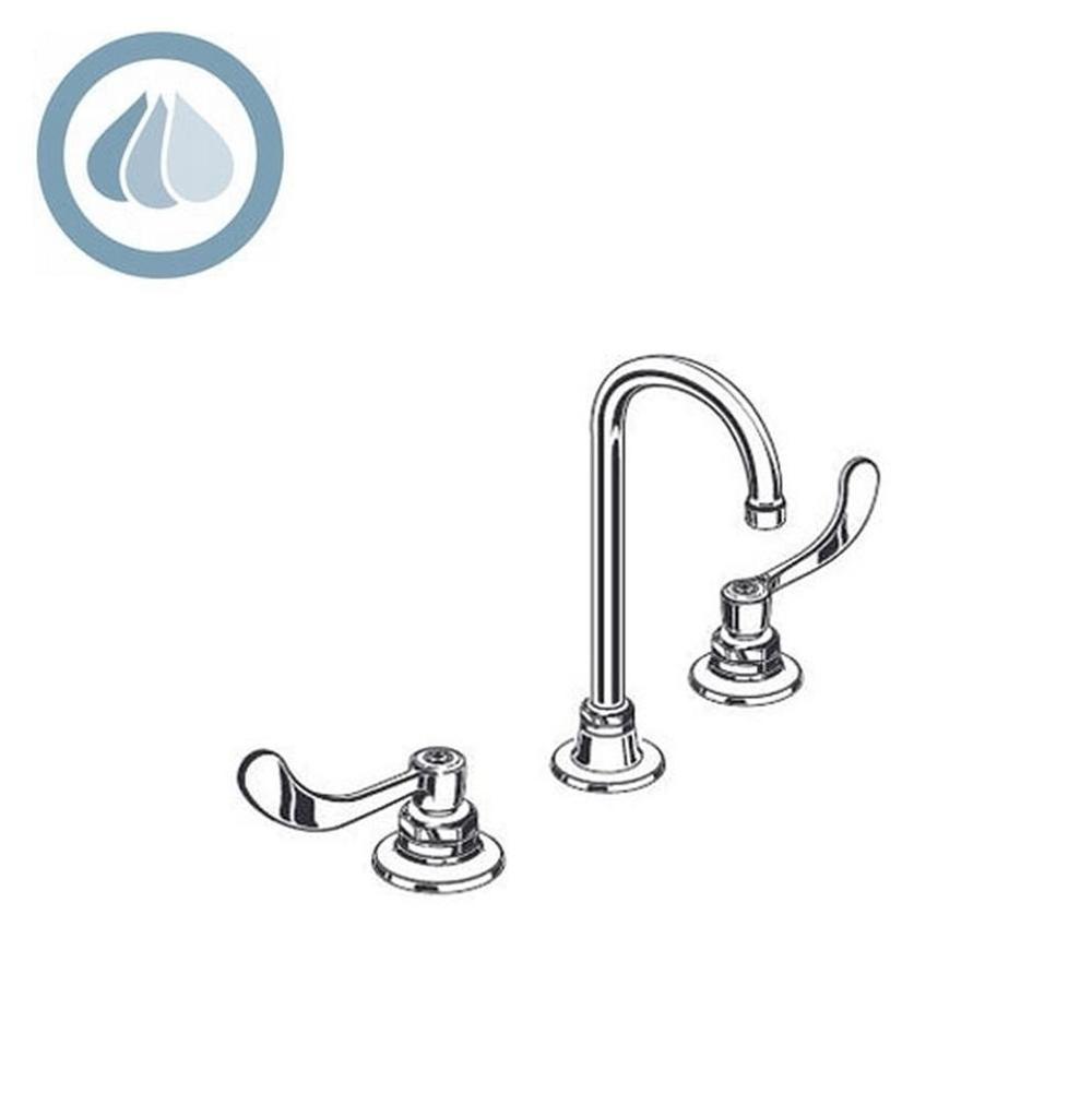 American Standard Canada Monterrey® 8-Inch Widespread Gooseneck Faucet With Wrist Blade Handles 1.5 gpm/5.7 Lpm With Limited Swivel