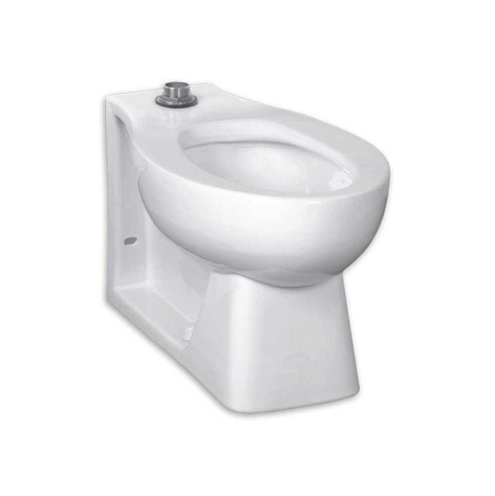 American Standard Canada Huron® 1.28 – 1.6 gpf (4.8 – 6.0 Lpf) Chair Height Top Spud Back Outlet Elongated EverClean® Bowl With Bedpan Lugs