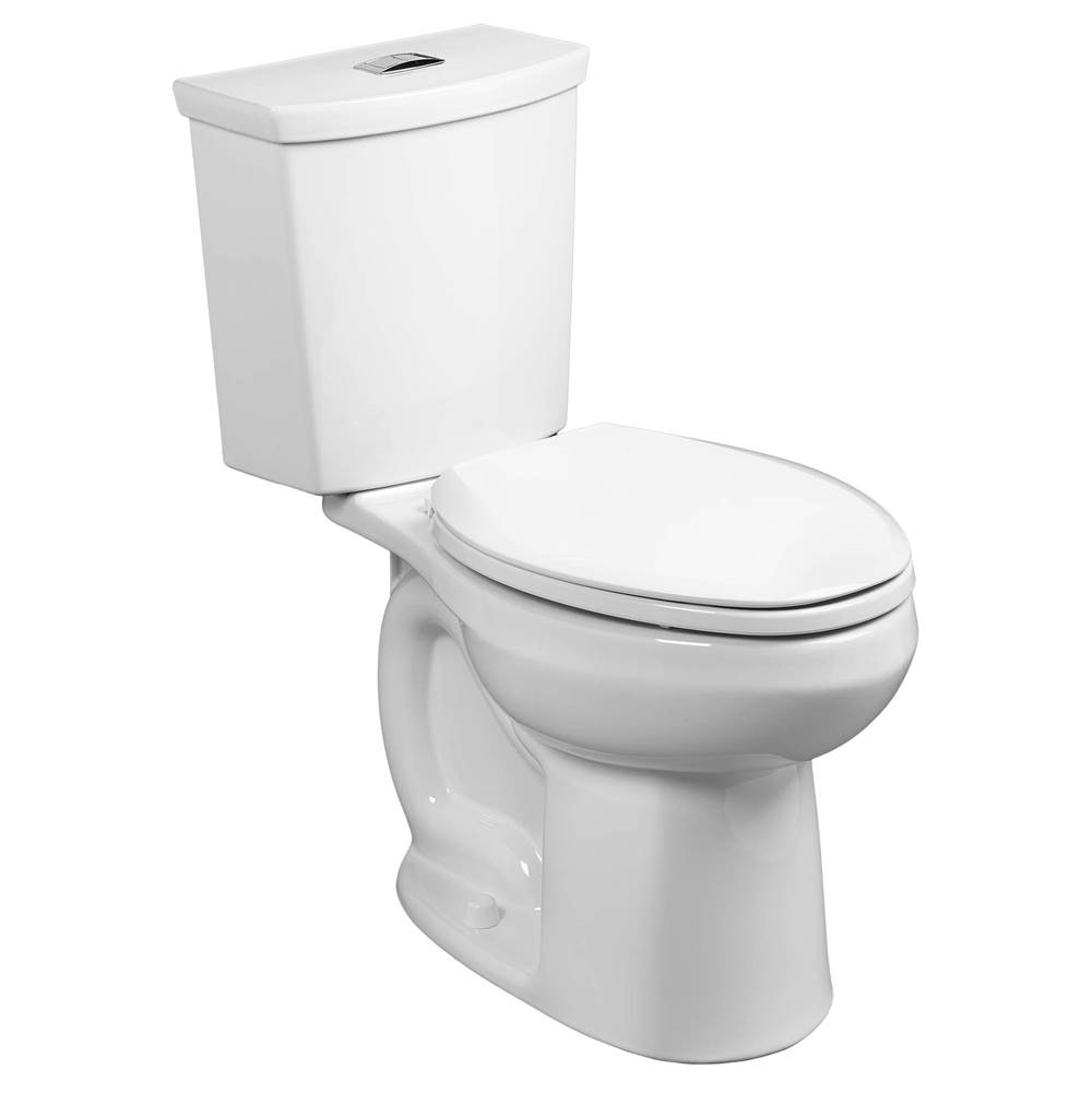 American Standard Canada H2Option® Two-Piece Dual Flush 1.28 gpf/4.8 Lpf and 0.92 gpf/3.5 Lpf Standard Height Elongated Toilet Less Seat