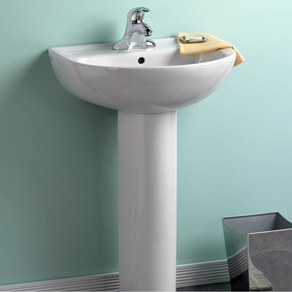 American Standard Canada 24-Inch Evolution® 8-Inch Widespread Pedestal Sink Top and Leg Combination