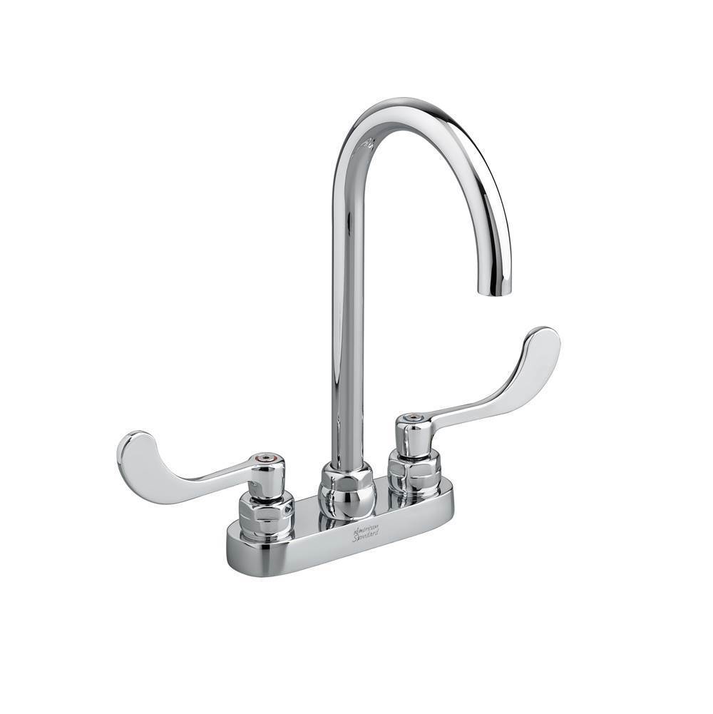 American Standard Canada Monterrey® 4-Inch Centerset Gooseneck Faucet With 6-inch Wrist Blade Handles 1.5 gpm/5.7 Lpm