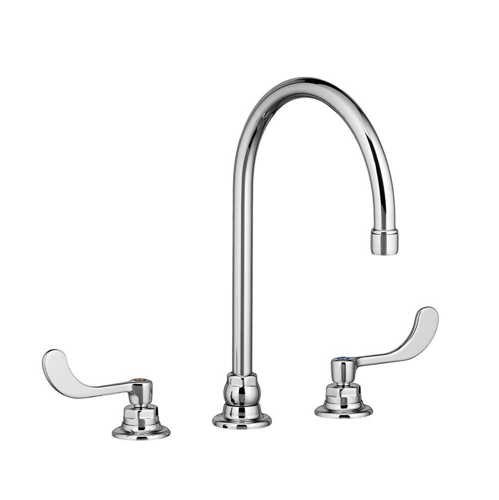 American Standard Canada Monterrey® Bottom Mount Kitchen Faucet With Gooseneck Spout and Wrist Blade Handles 1.5 gpm/5.7 Lpf