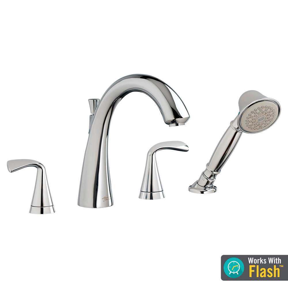 American Standard Canada Fluent® Bathtub Faucet With  Lever Handles and Personal Shower for Flash® Rough-In Valve