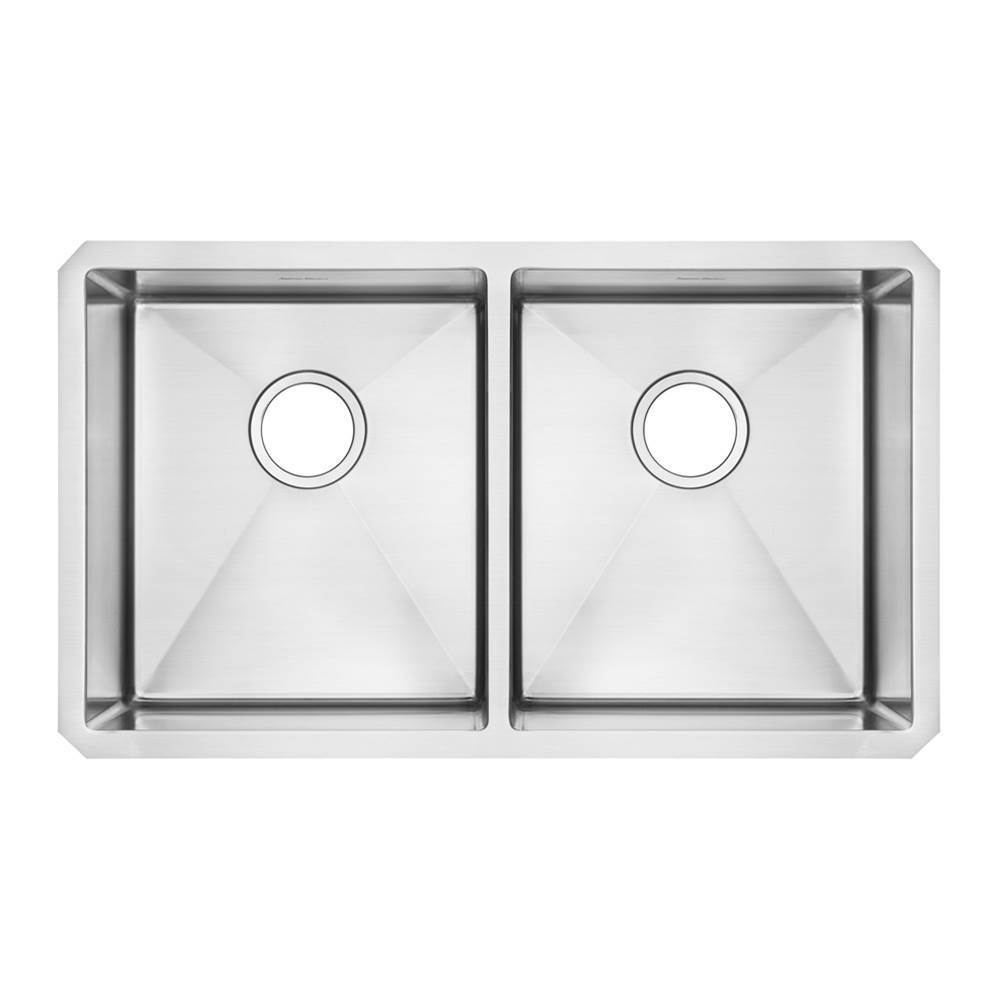 American Standard Canada Pekoe 29 x 18-Inch Stainless Steel Undermount Double Bowl Kitchen Sink