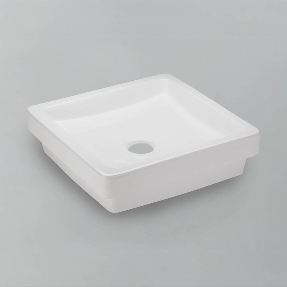 Acritec Basin - Ceramic - Countertop - Wht