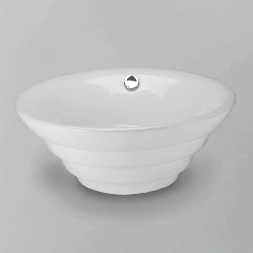 Acritec Basin - Ceramic - Countertop - Wht