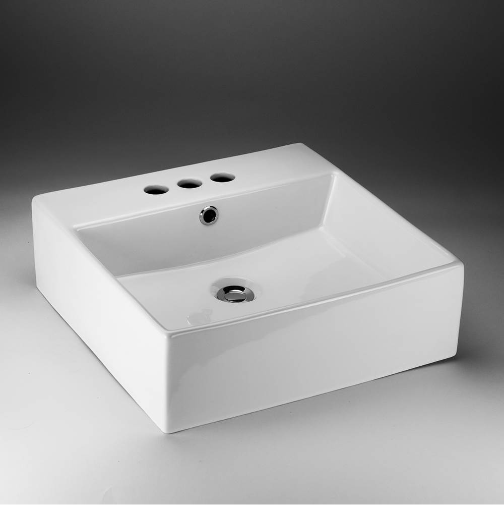 Acritec Basin - Ceramic - Countertop - 4'' C - Wht
