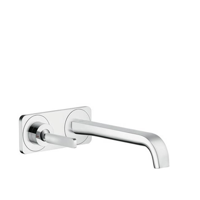 Axor Axor Citterio E 1-Handle Wallmounted 8.5'' Lavatory Faucet W/Plate