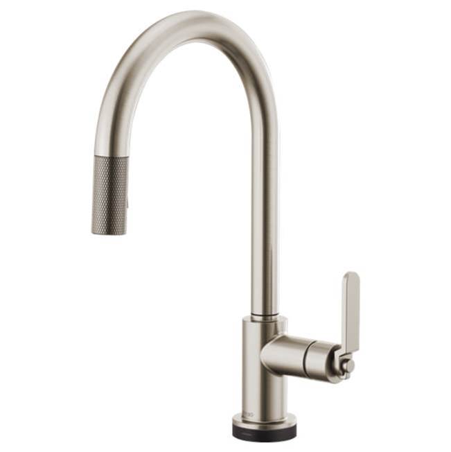 Brizo Canada Arc Spout Pull-Down With Smarttouch, Industrial Handle