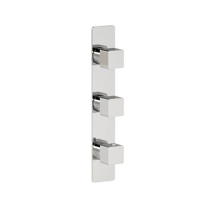 Ca'bano Thermostatic trim with 2 flow controls
