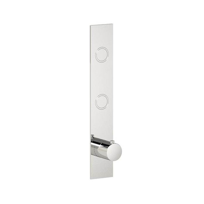 Ca'bano Thermostatic trim with 2 push button flow controls