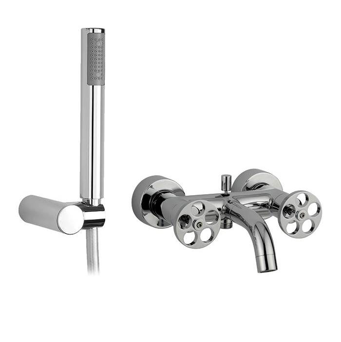 Ca'bano Wall Mount Tub Faucet With Hand Spray