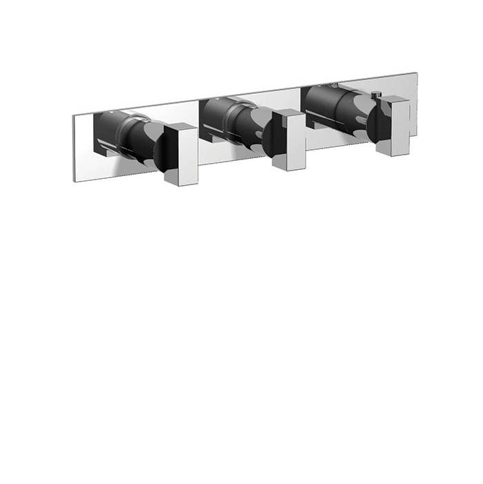 Ca'bano Thermostatic Trim With 2 Flow Controls