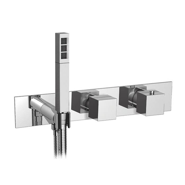 Ca'bano Thermostatic Trim With 2 Way Diverter And Hand Spray Hook