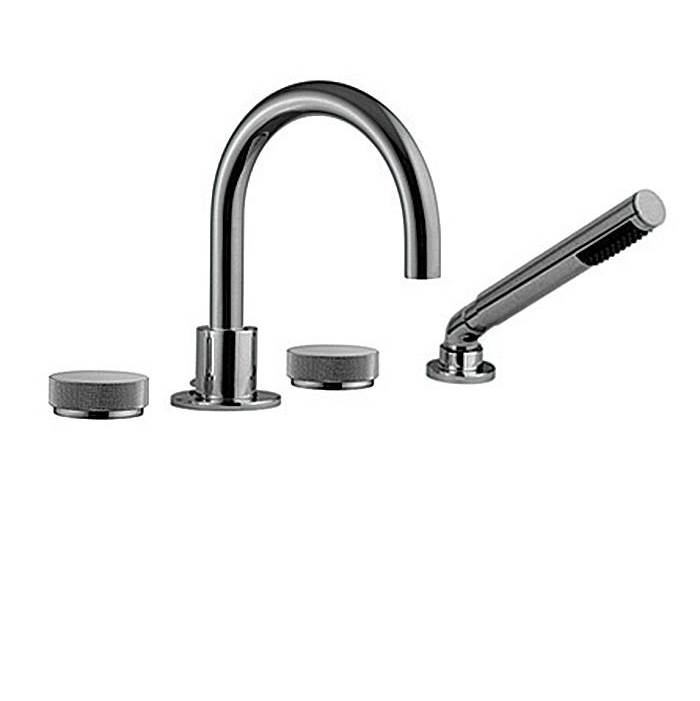 Ca'bano 4 Piece Deck Mount Tub Filler With Hand Spray