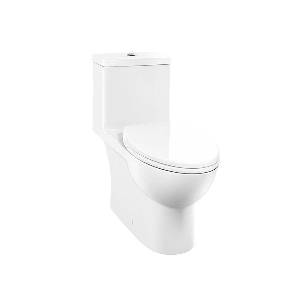 Caroma Canada Caravelle 1pc Top Button Flush With Soft Closing Seat
