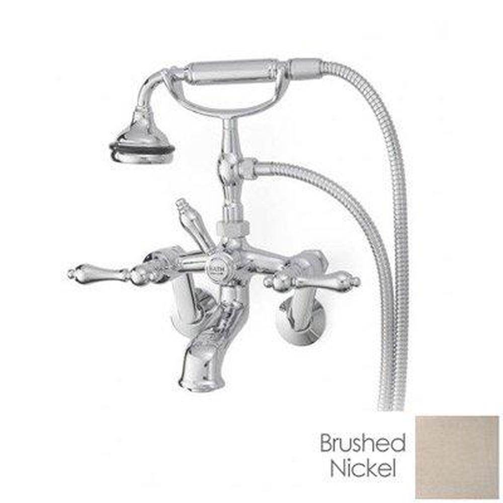 Cheviot Products Canada 5100 SERIES Wall-Mount Tub Filler - Cross Handles - Metal Accents