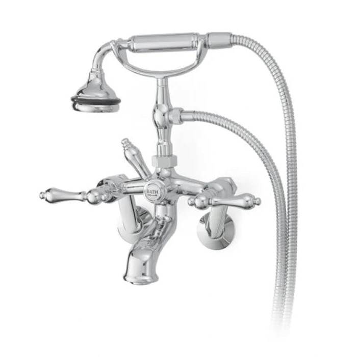 Cheviot Products Canada 5100 SERIES Wall-Mount Tub Filler - Lever Handles - Metal Accents