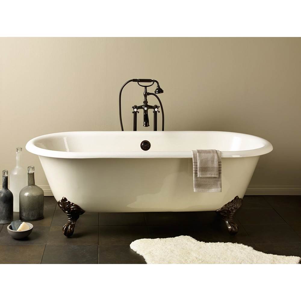 Cheviot Products Canada REGAL Cast Iron Bathtub with Faucet Holes