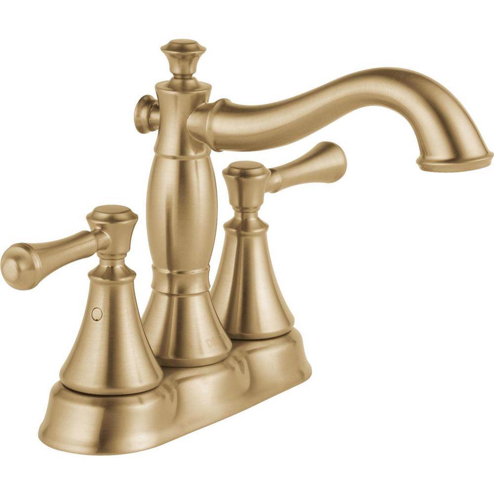 Delta Canada Cassidy™ Two Handle Centerset Bathroom Faucet - Metal Pop-Up