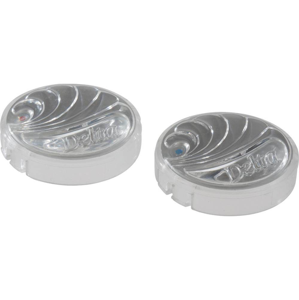 Delta Canada Other Button Set - Hot / Cold - Clear