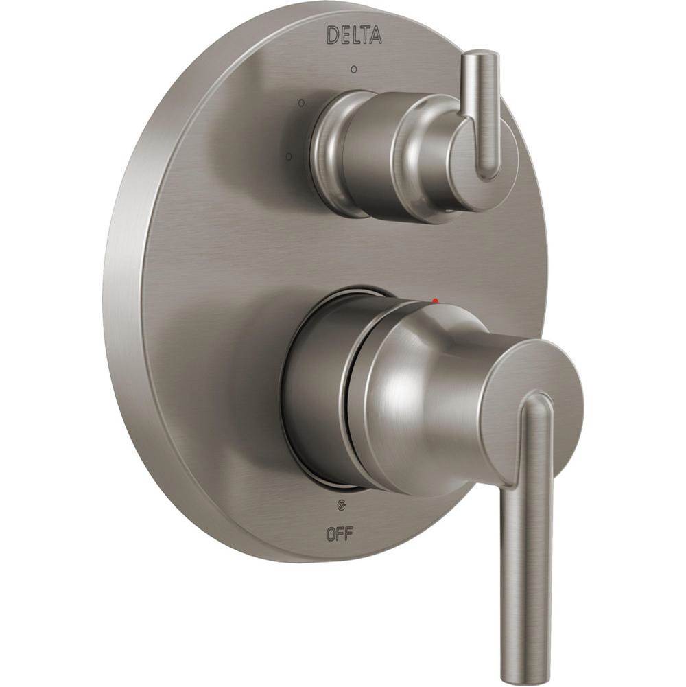 Delta Canada Trinsic® Contemporary Two Handle Monitor® 14 Series Valve Trim with 3-Setting Integrated Diverter