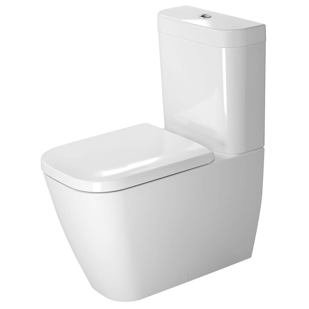 Duravit Happy D.2 Floorstanding Toilet Bowl White with HygieneGlaze