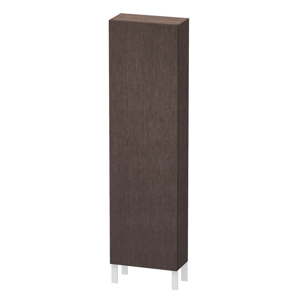 Duravit L-Cube Tall Cabinet Dark Brushed Oak