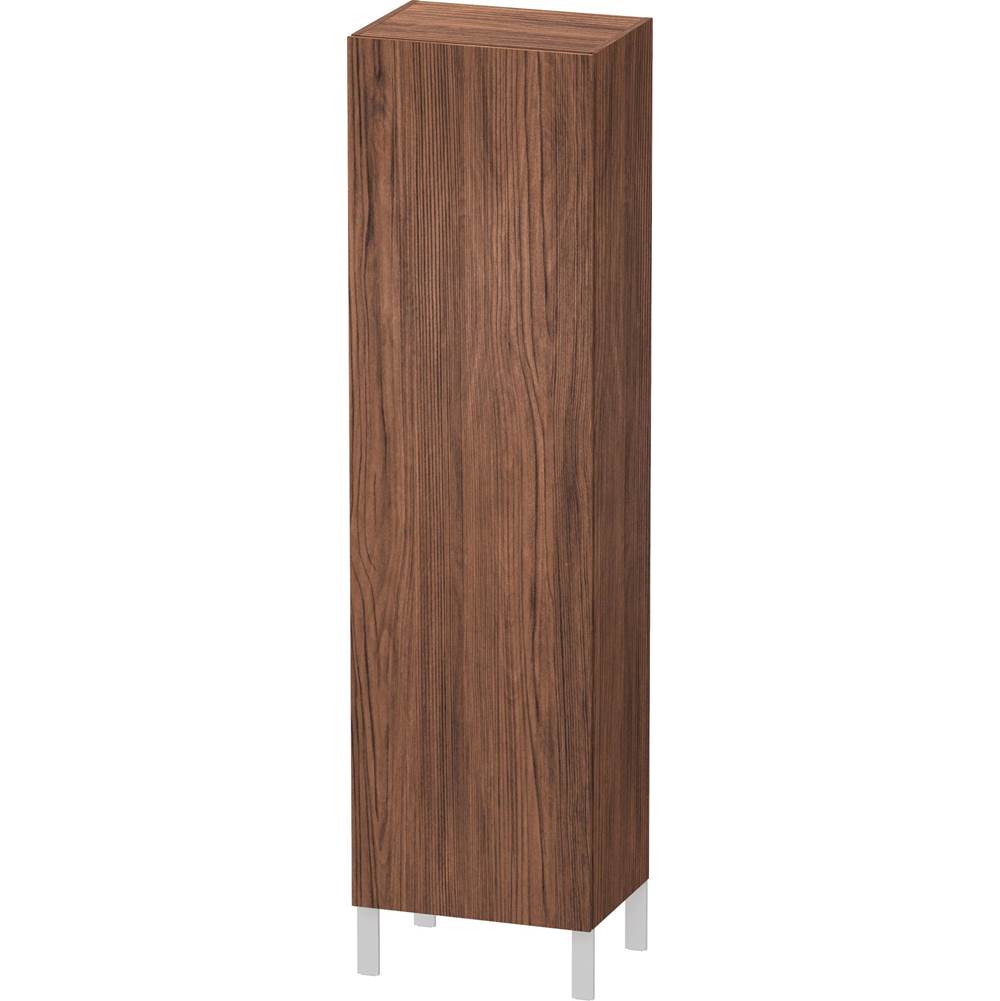 Duravit L-Cube Tall Cabinet Walnut Dark