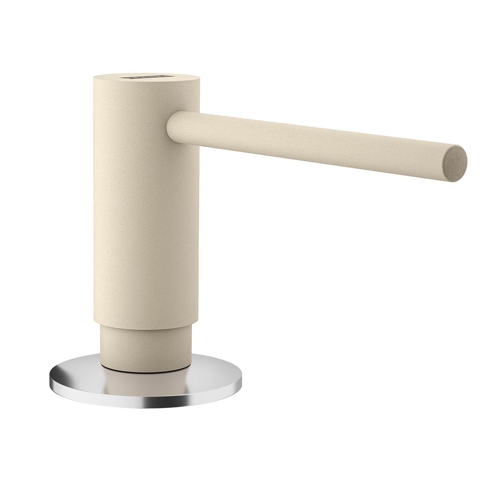 Franke Residential Canada Active ACT-SD-CHA Single Hole Top Refill Soap Dispenser in Champagne.