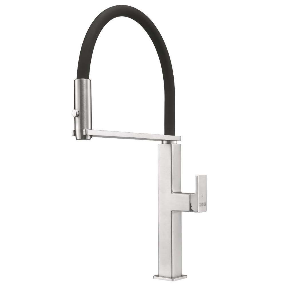 Franke Residential Canada Centinox 19.7-inch Semi-Pro Kitchen Faucet in Stainless Steel,  CEN-SP-304