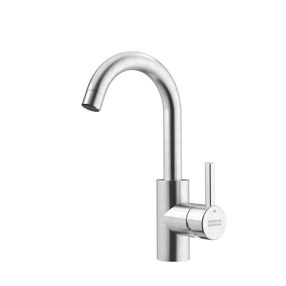 Franke Residential Canada Eos Neo 11.25-po Single Handle Swivel Spout Bar Faucet in Stainless Steel, EOS-BR-304