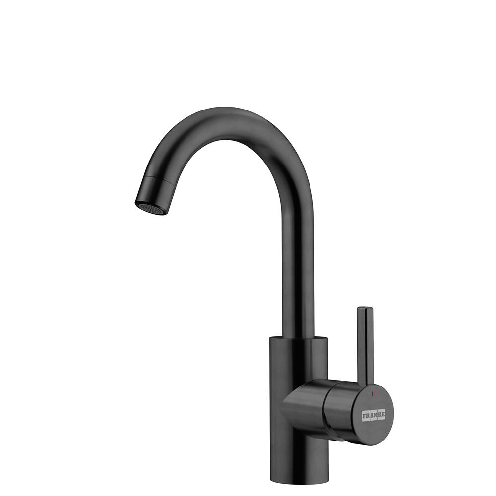 Franke Residential Canada Eos Neo 11.25-inch Single Handle Swivel Spout Bar Faucet in industrial Black, EOS-BR-IBK