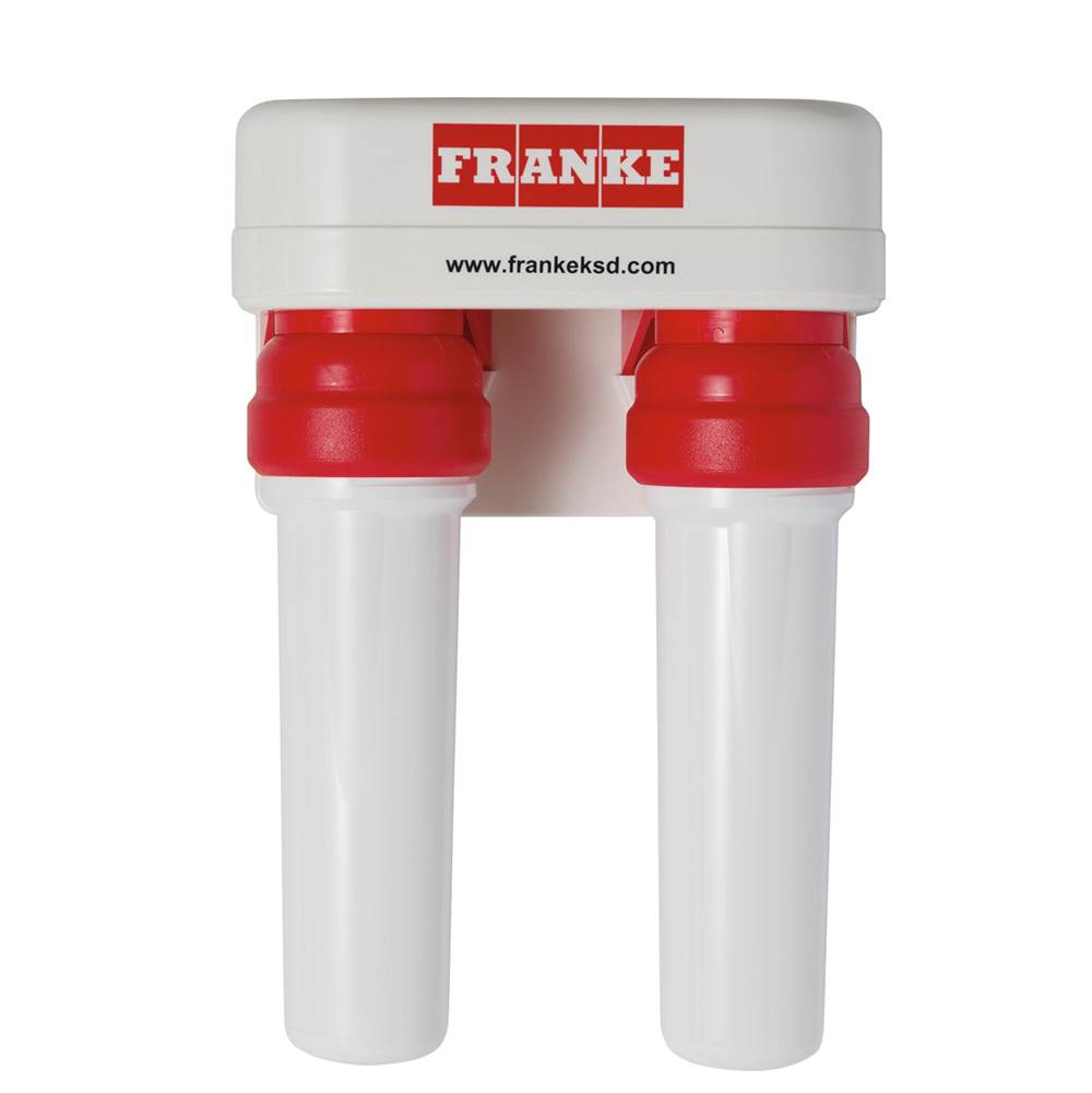 Franke Residential Canada FRCNSTR-DUO-2 Dual Canister 2-Stage Under Sink Water Filtration System, Includes FRC07 and FRC09 Filters